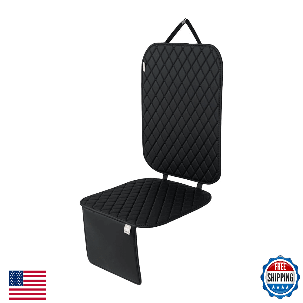 MomnLittle Waterproof Non-Slip Car Seat Cover Protector Mat Child Safety Black - Image 1