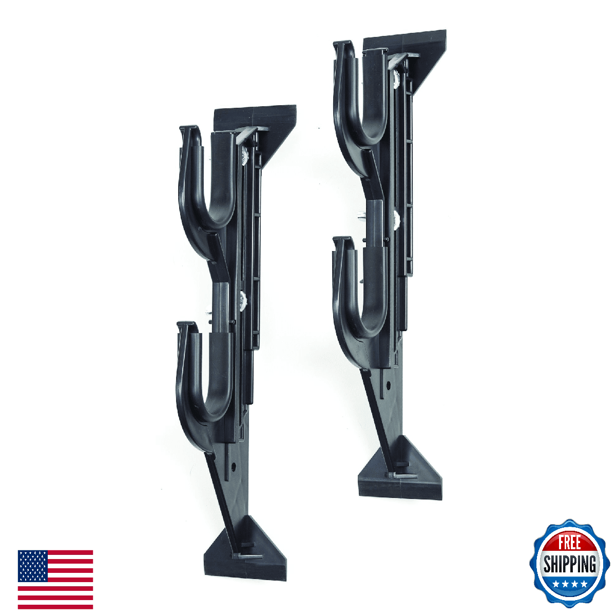 Allen Company Molded Truck Gun Rack - Rear Window Holder for 2 Shotguns/Rifles/B - Image 1