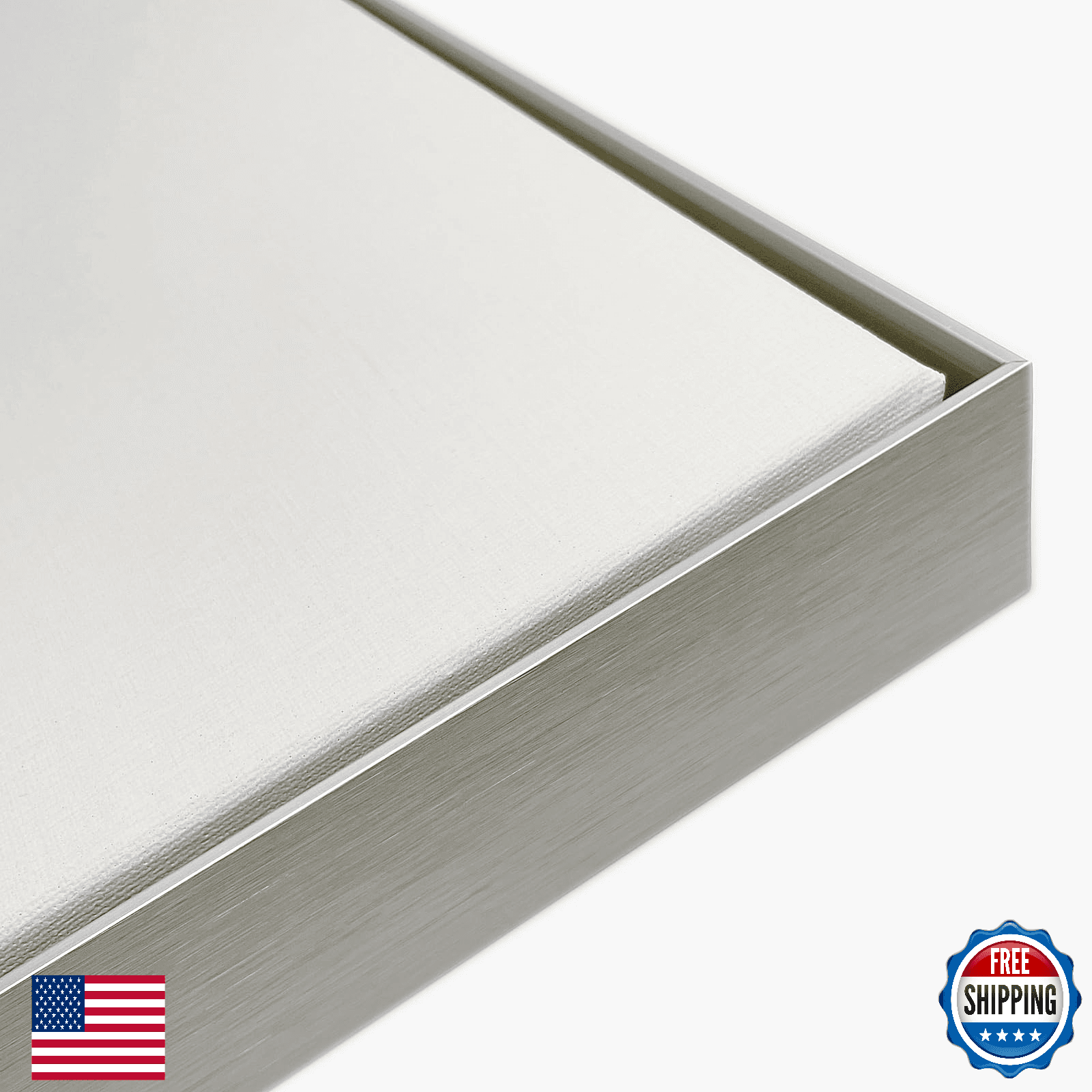 Akfado Canvas Frame for 48x48 Oil Paintings Prints, 1.5” Deep DIY Metal Floater - Image 1