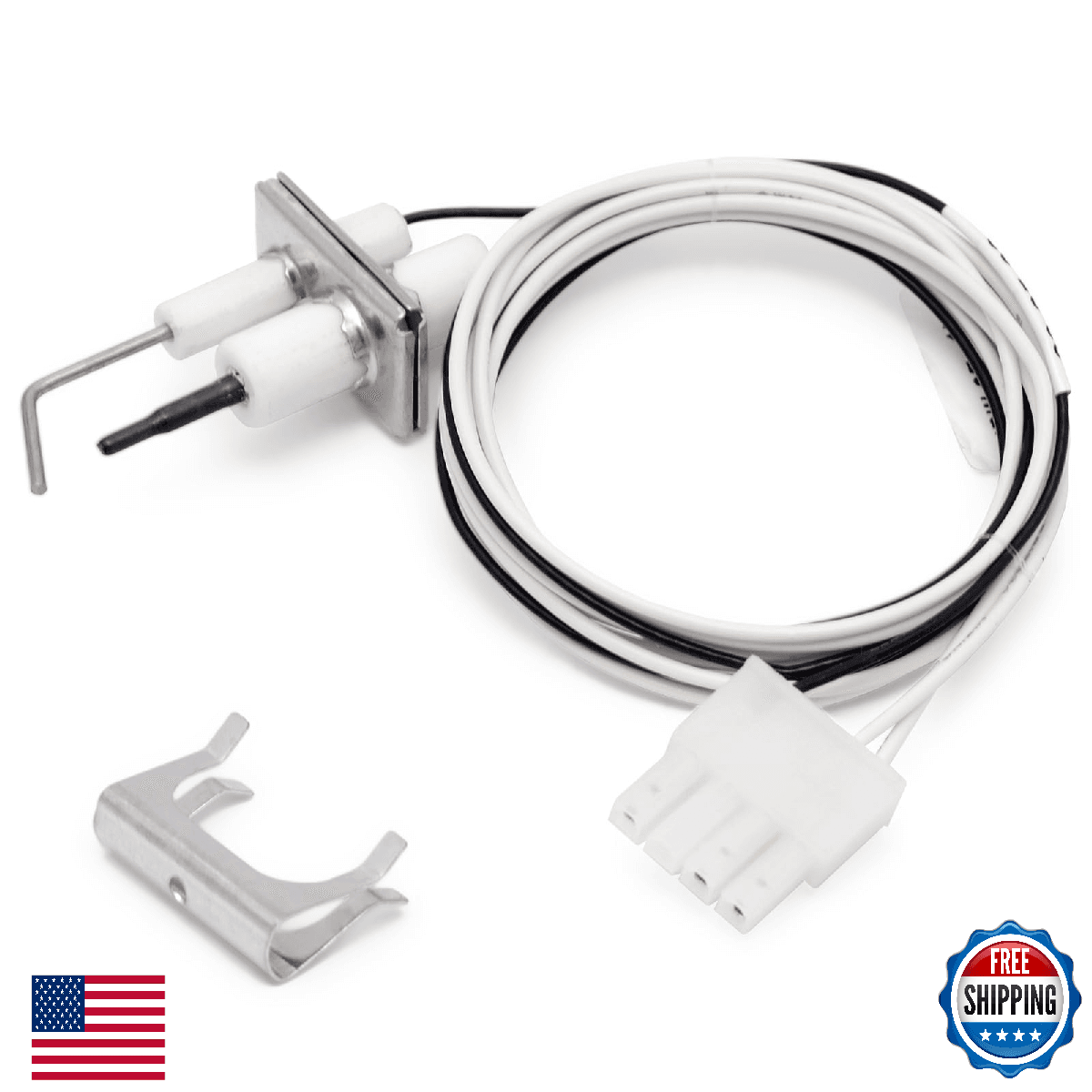 Q3400A1024/U Flame Rod Assembly for Honeywell Q3450 Q3480 Q3620 R426 - Image 1