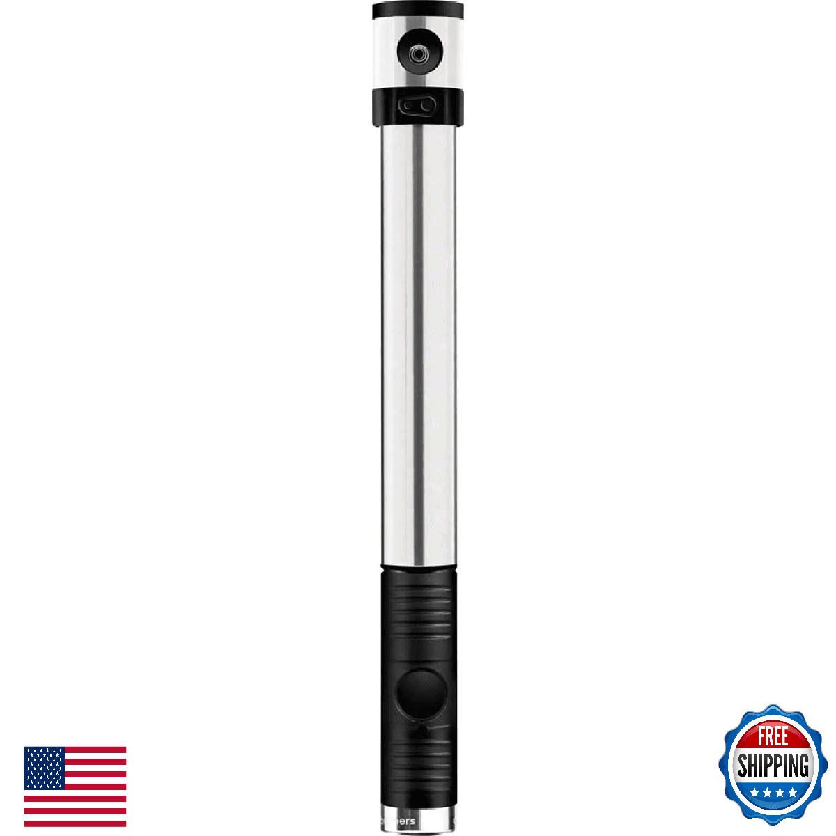 Crank Brothers Klic Bike Hand Pump w/Gauge High Volume Pressure CO2 Portable - Image 1