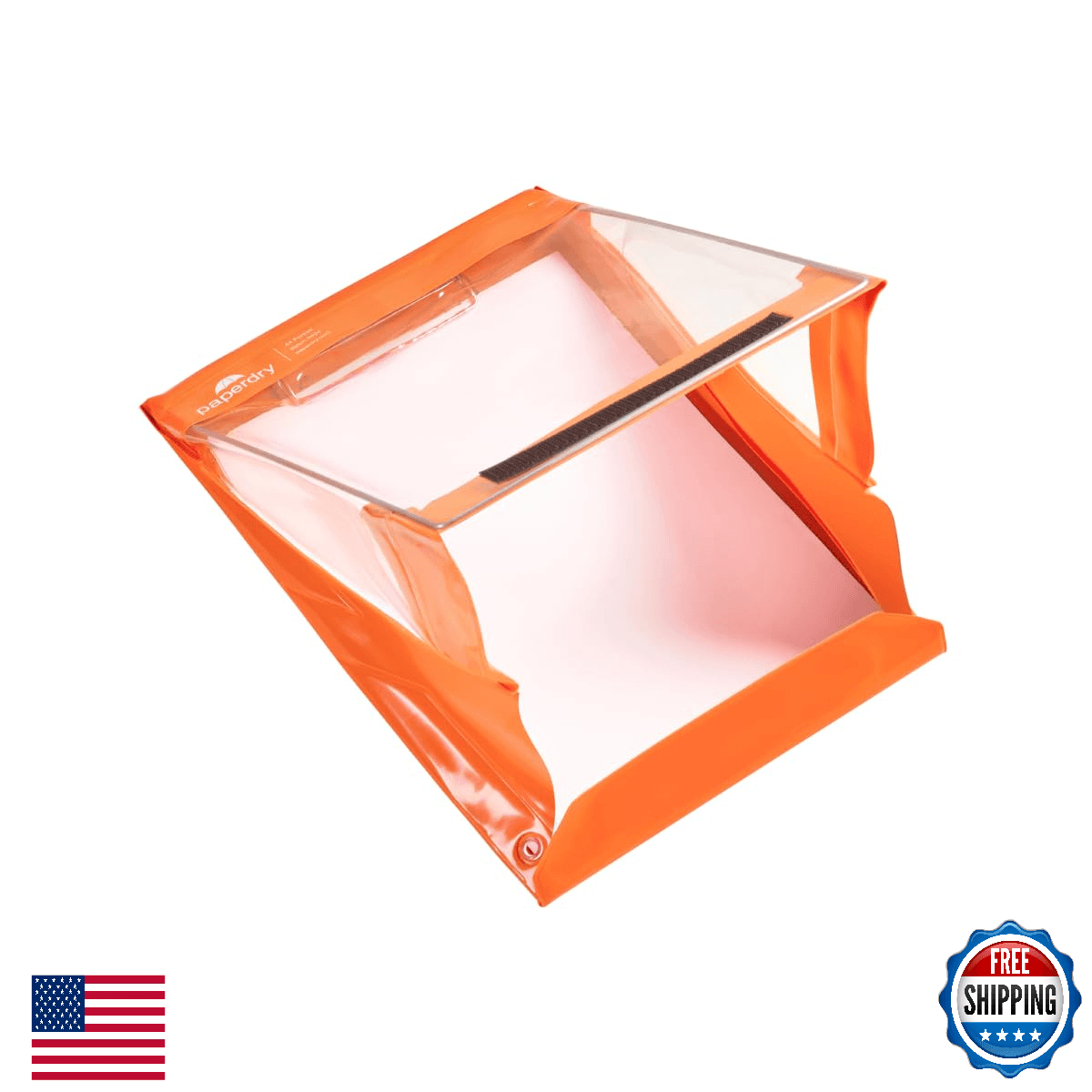 Paperdry Orange A4 Portrait Waterproof Clipboard - Cold Proofing Agent, Superior - Image 1