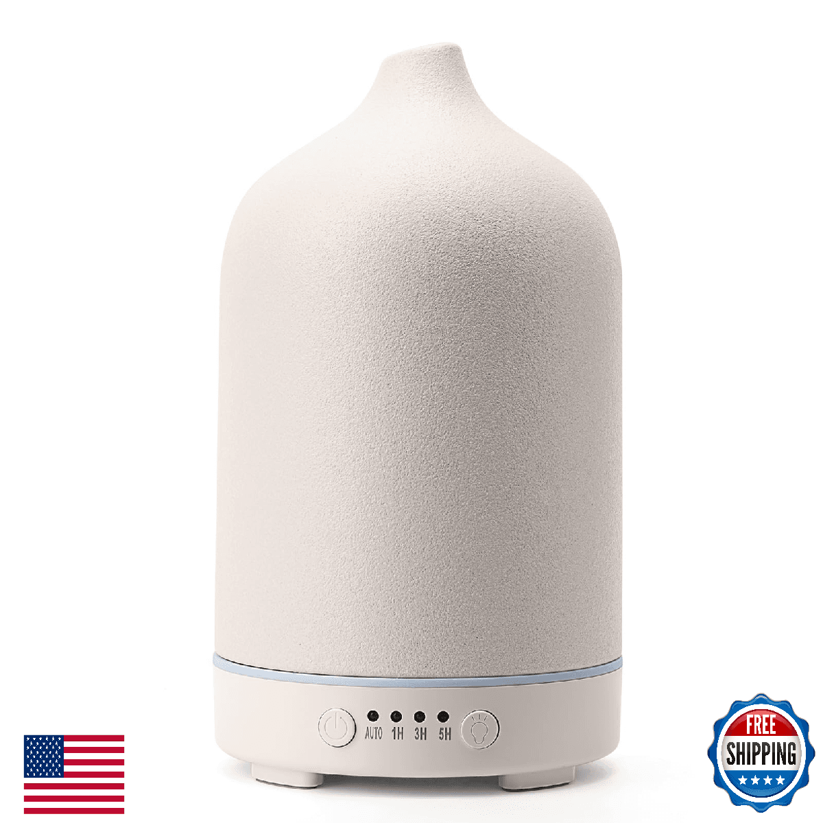 Diffuserlove Ceramic Diffuser 250ML Essential Oil Diffuser Aromatherapy Room Air - Image 1