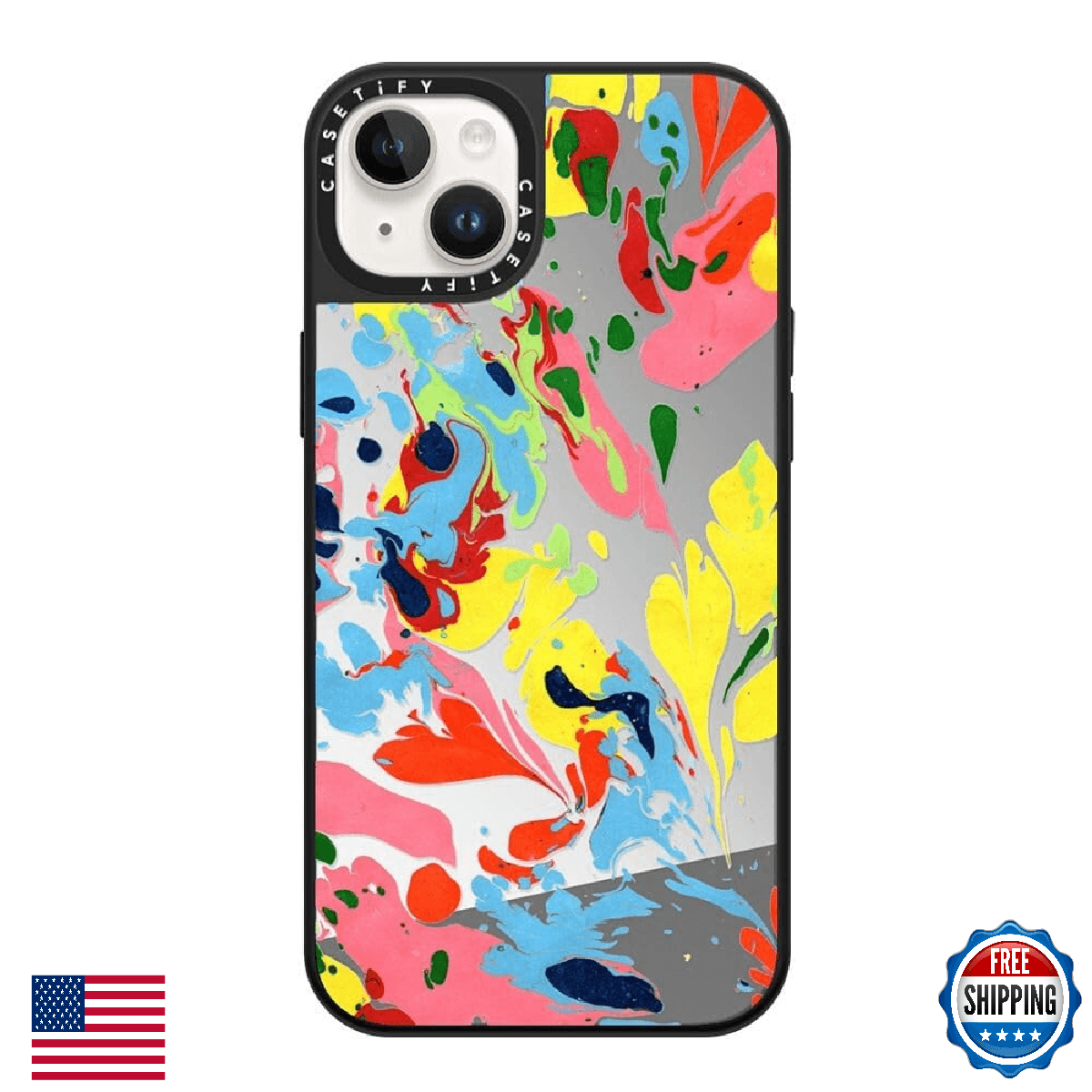 CASETiFY Mirror Case iPhone 14 Plus Reflective 4.9ft Drop Protection - Image 1