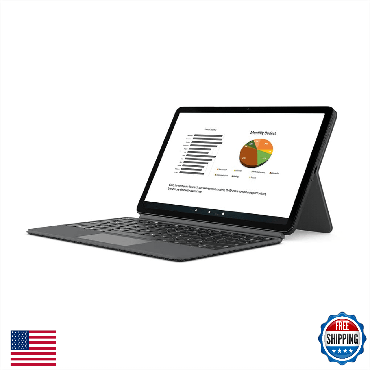 Amazon Fire Max 11 Keyboard Case (Only compatible with 13th generation tablet, 2 - Image 1