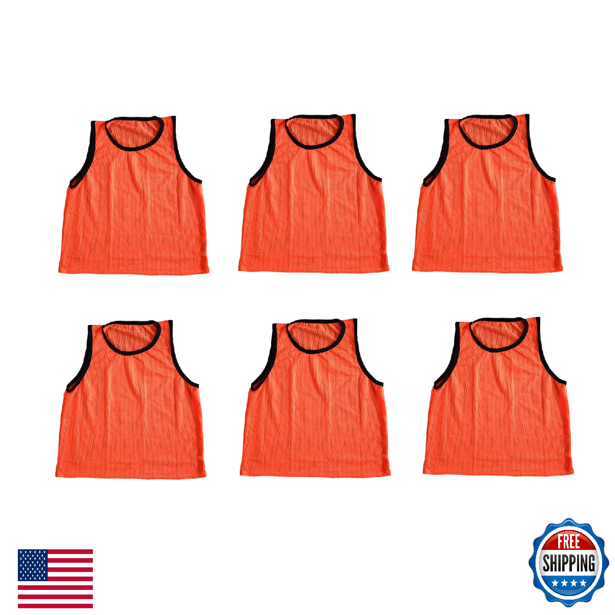 BlueDot Trading Adult Nylon Mesh Scrimmage Training Vest Pinnies Team Practice - Image 1