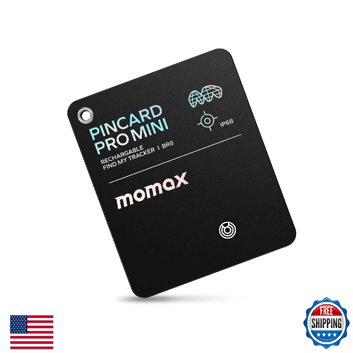 Momax Wallet Tracker Smart Finder Rechargeable Slim Bluetooth Key Tracking Car - Image 1