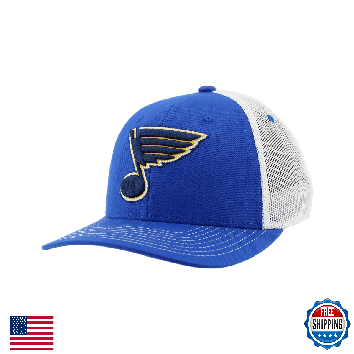 St. Louis Blues NHL Adjustable Snapback Hat Team Color Officially Licensed - Image 1