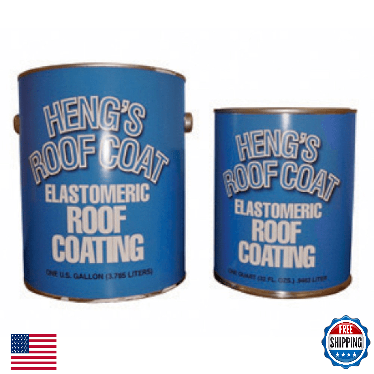 Heng's 16-47032 Elastomeric Roof Coating - Quart - UV Resistant - Image 1