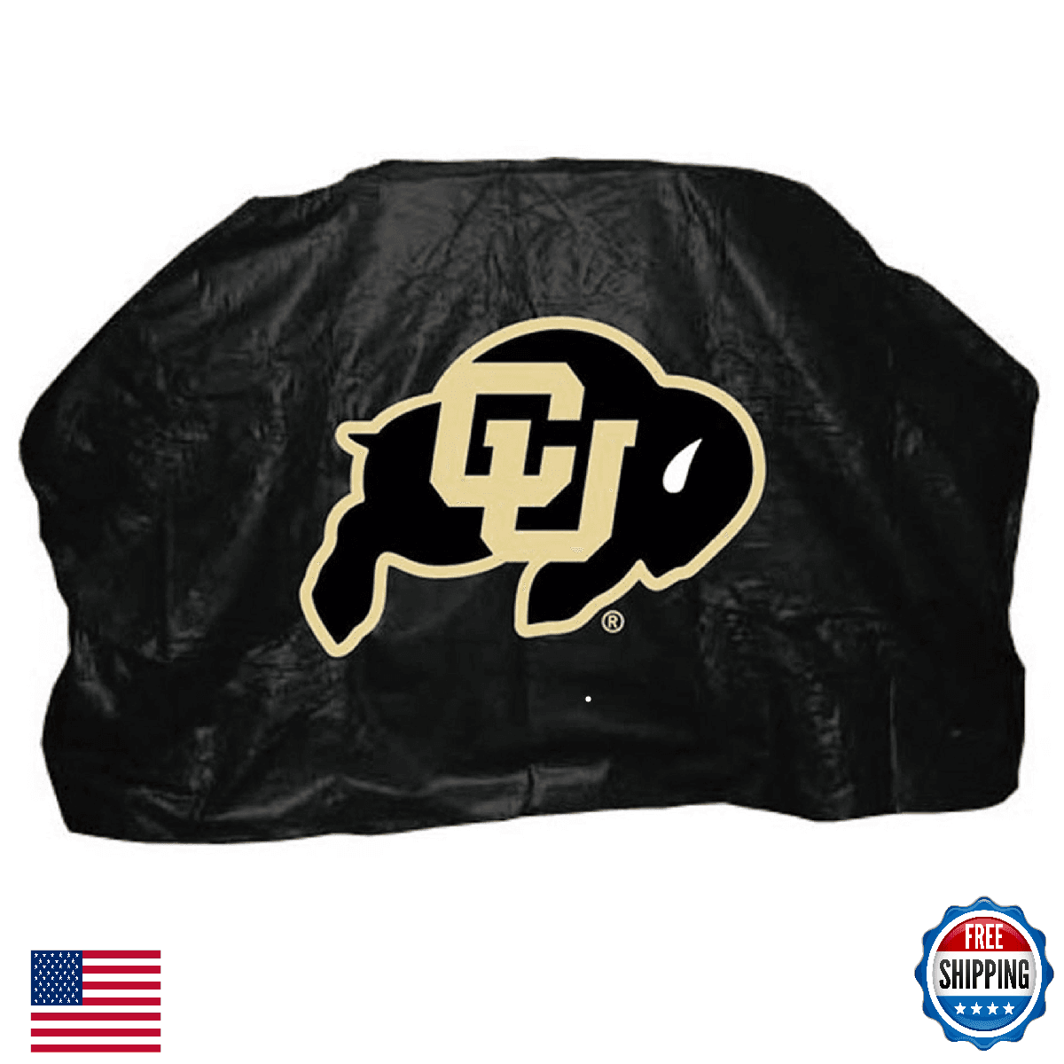 NCAA Colorado Golden Buffaloes 68" Grill Cover - Heavy Duty Vinyl - Image 1