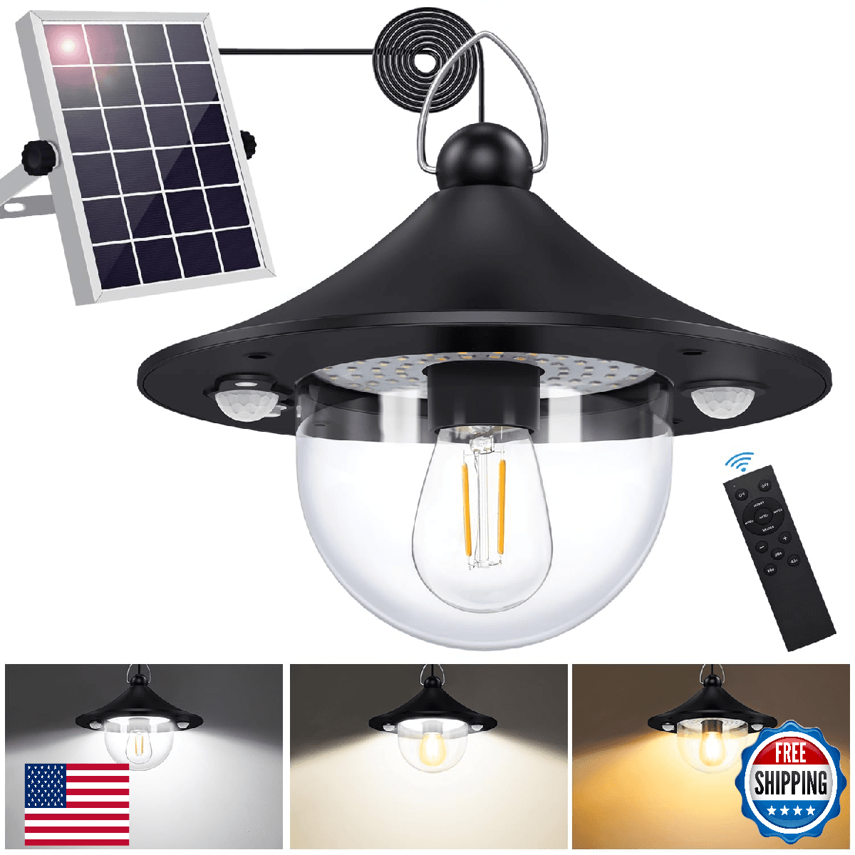 AEQ Solar Shed Light Outdoor Indoor 3000LM Available Daytime Waterproof - Image 1