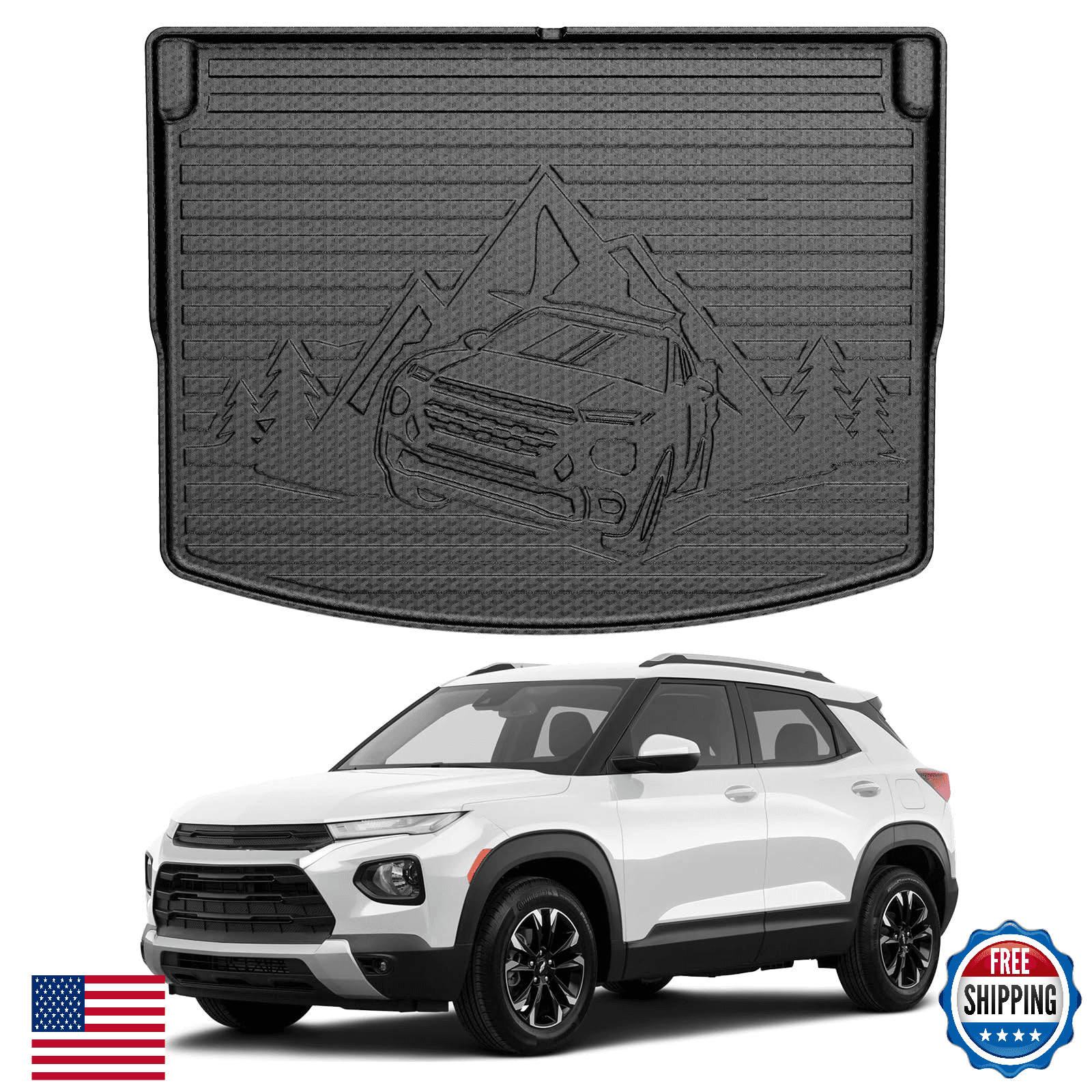 Mixsuper Cargo Liner for Chevy Trailblazer 2021-2024 AWD/FWD - Custom Fit - Image 1