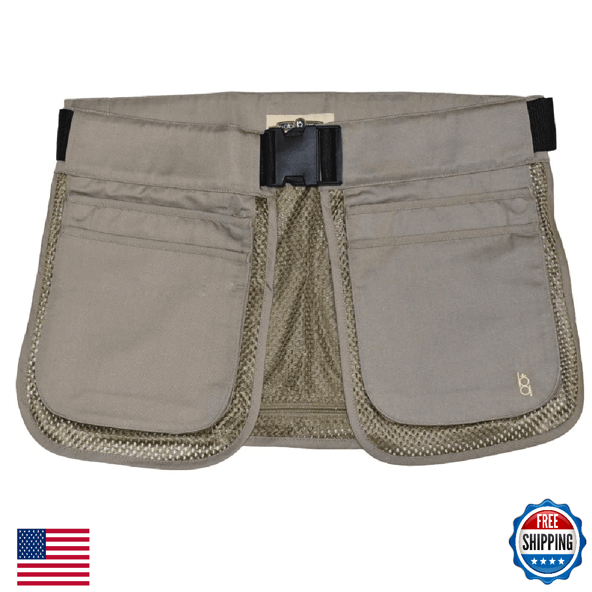 Boyt Harness 211M Ba Half Mesh Vest - Khaki, One Size, Fishing/Hunting - Image 1