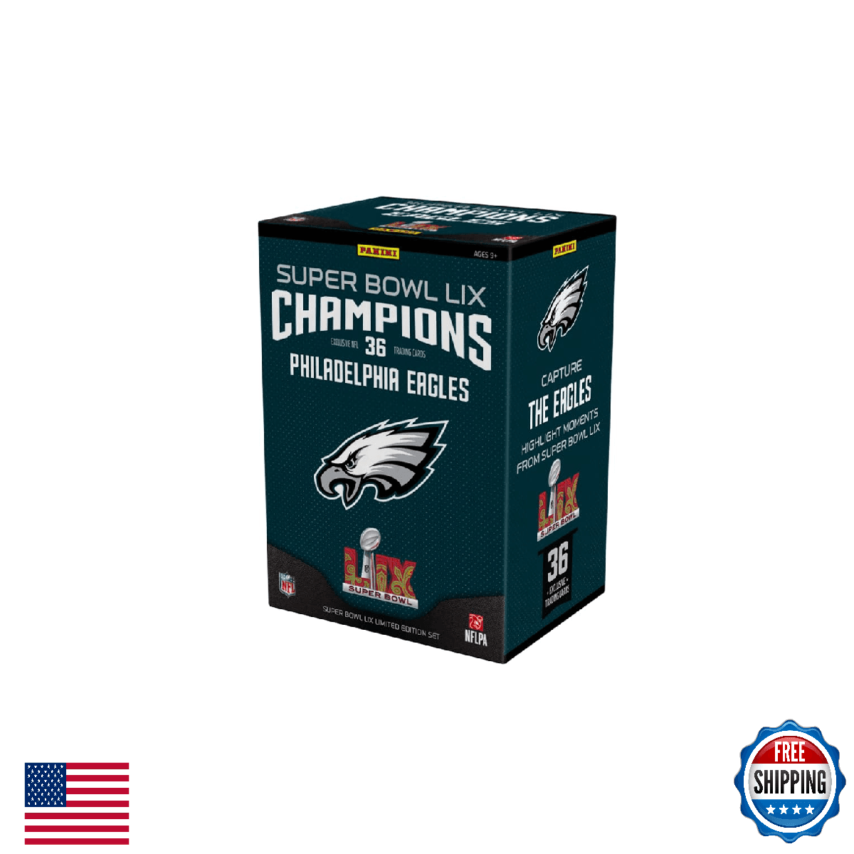 Panini Super Bowl LIX Champs Philadelphia Eagles 36-Card Trading Card Set - Image 1