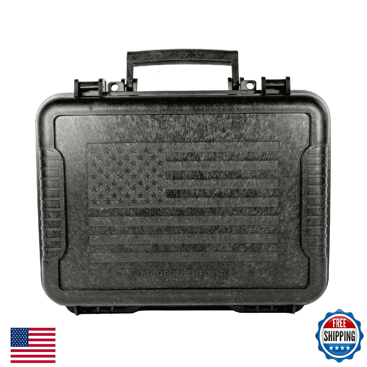 Boyt Harness Outdoor Connection USA Flag Handgun Case 11" Black - Image 1