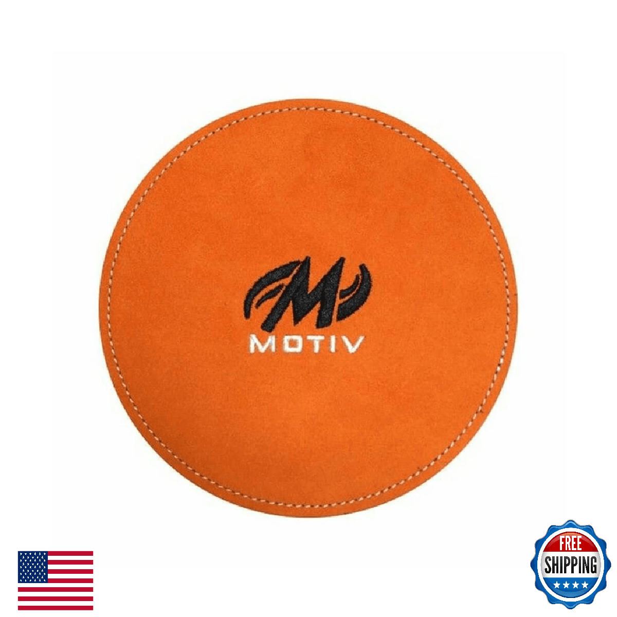 Motiv Disk Shammy - Highly Absorbent, Premium Leather Bowling Ball Cleaner - Image 1