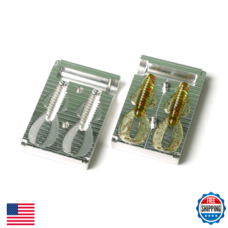 Best_Nj Soft Plasti Molds Lure Making Injection Molds Fishing Lures Rage Ned - Image 1