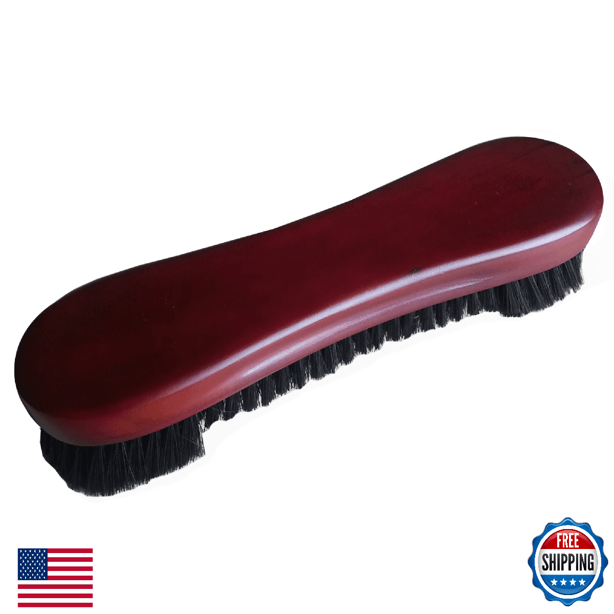 Hathaway Pool Table Billiard Brush - Solid Hardwood, Nylon Bristles - Image 1
