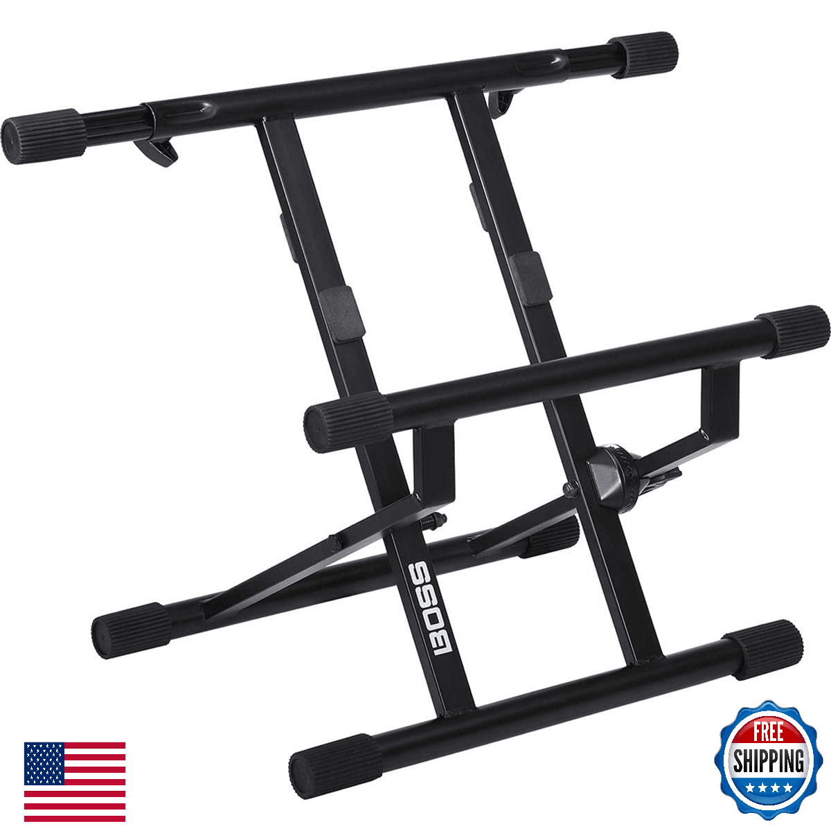 BOSS Adjustable Heavy-duty Til-Back Stand Telescoping Support Arm BAS-1 - Image 1