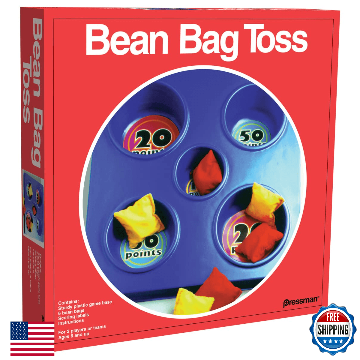 Pressman Bean Bag Toss Game - Yard, Backyard, Outdoor Fun - Image 1