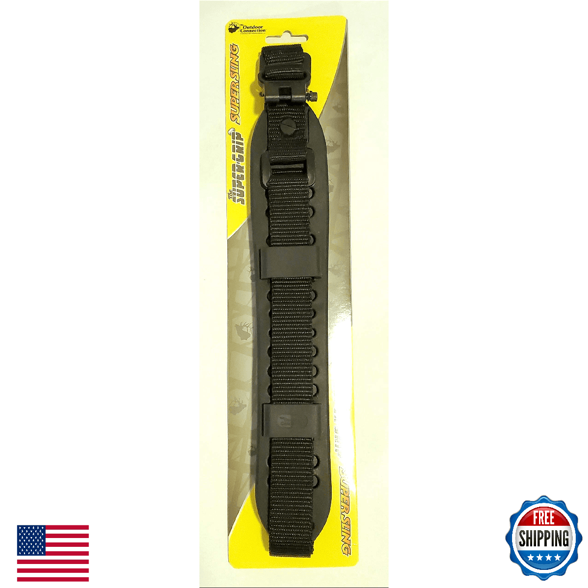 Super Grip Padded Super Sling w/Brute Swivels Shotgun Sling - Black - 10058 - Image 1