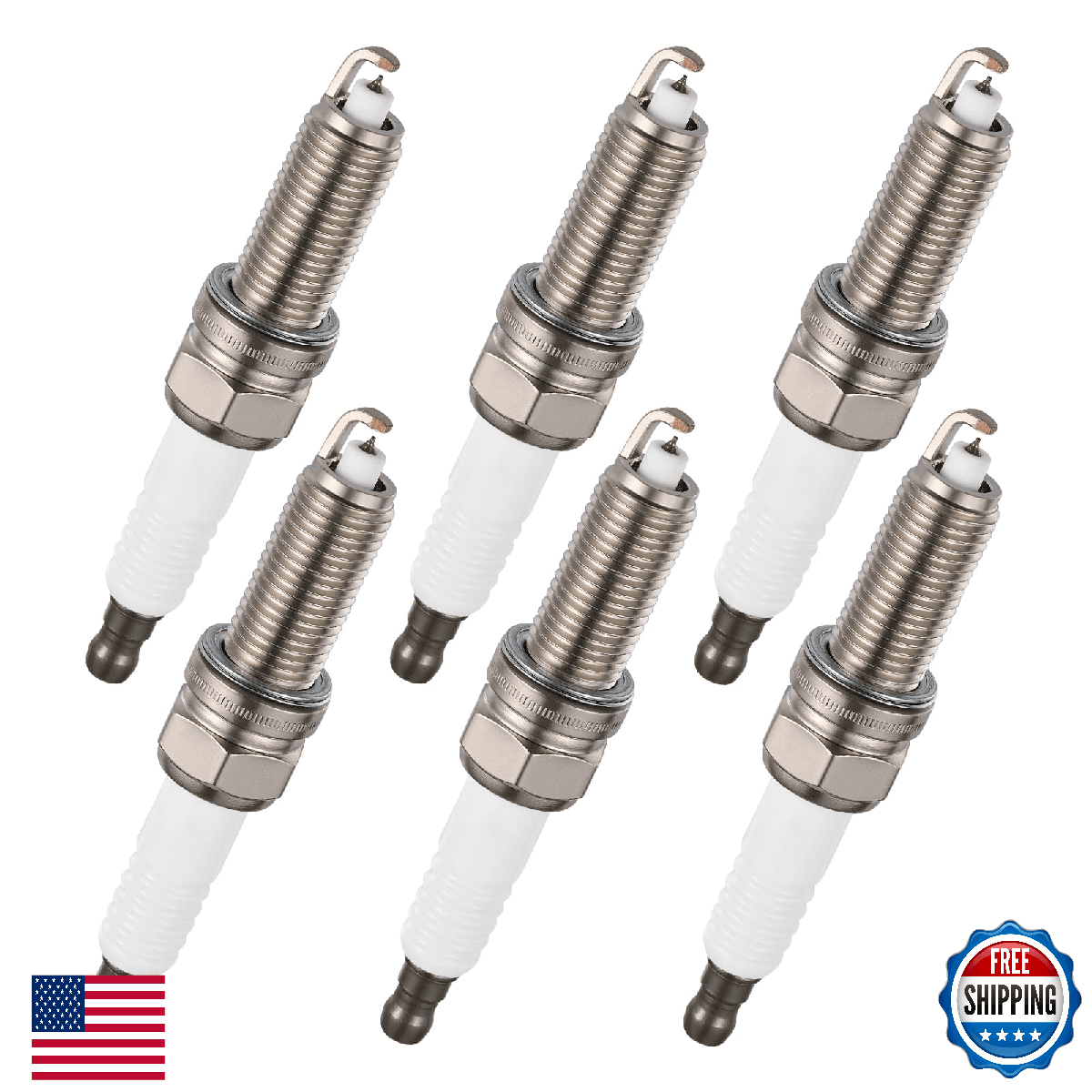 BDFHYK 4024102498 Iridium Spark Plugs Compatible with Jeep Wrangler 2012-2017 3. - Image 1