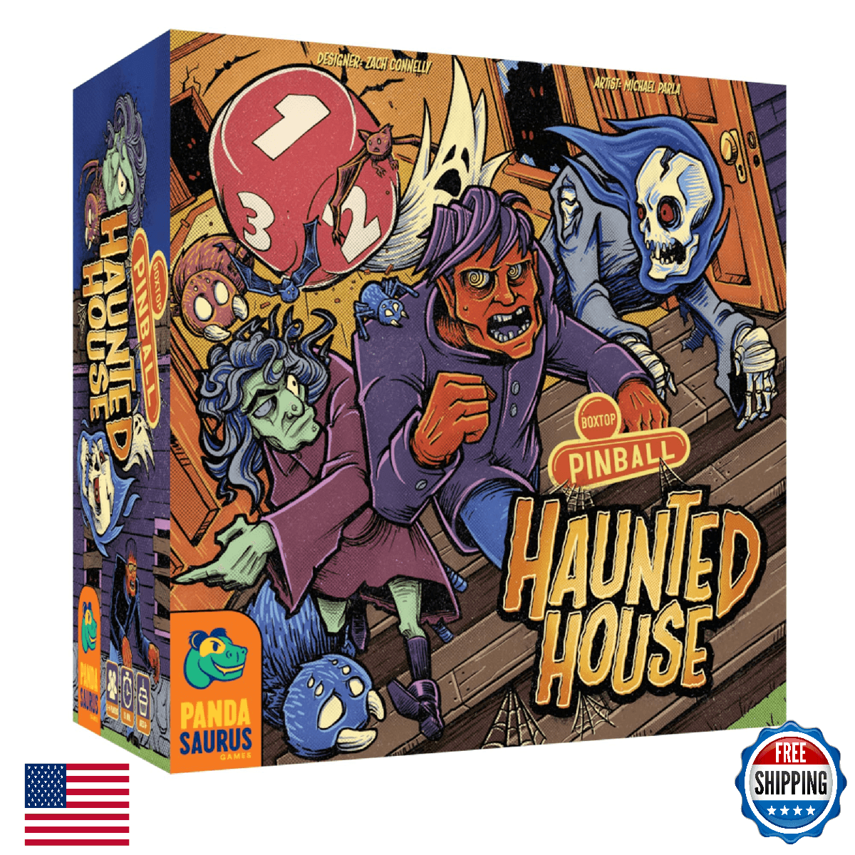 Boxtop Pinball: Haunted House - Family Pinball Adventure, Fun Monster Theme - Image 1