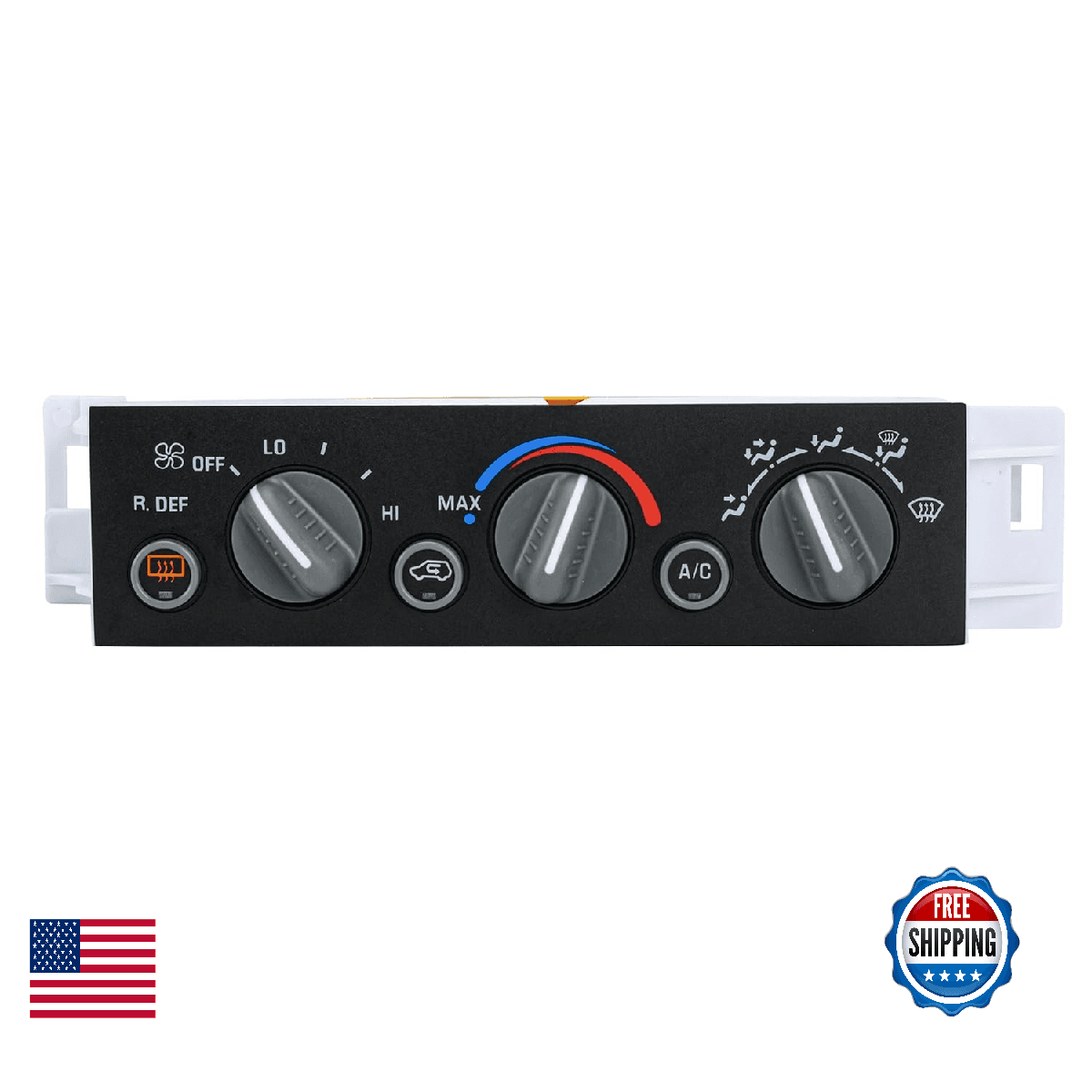 599-006 Heater Climate Control Panel Module A/C Climate Control Module with Rear - Image 1
