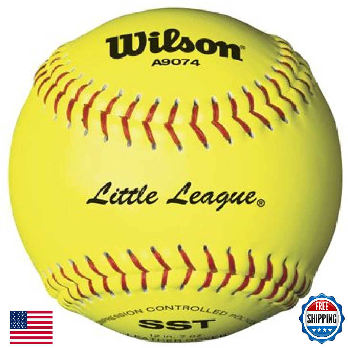 Wilson Little League Leather Polycore Softballs - 1 Dozen - Image 1