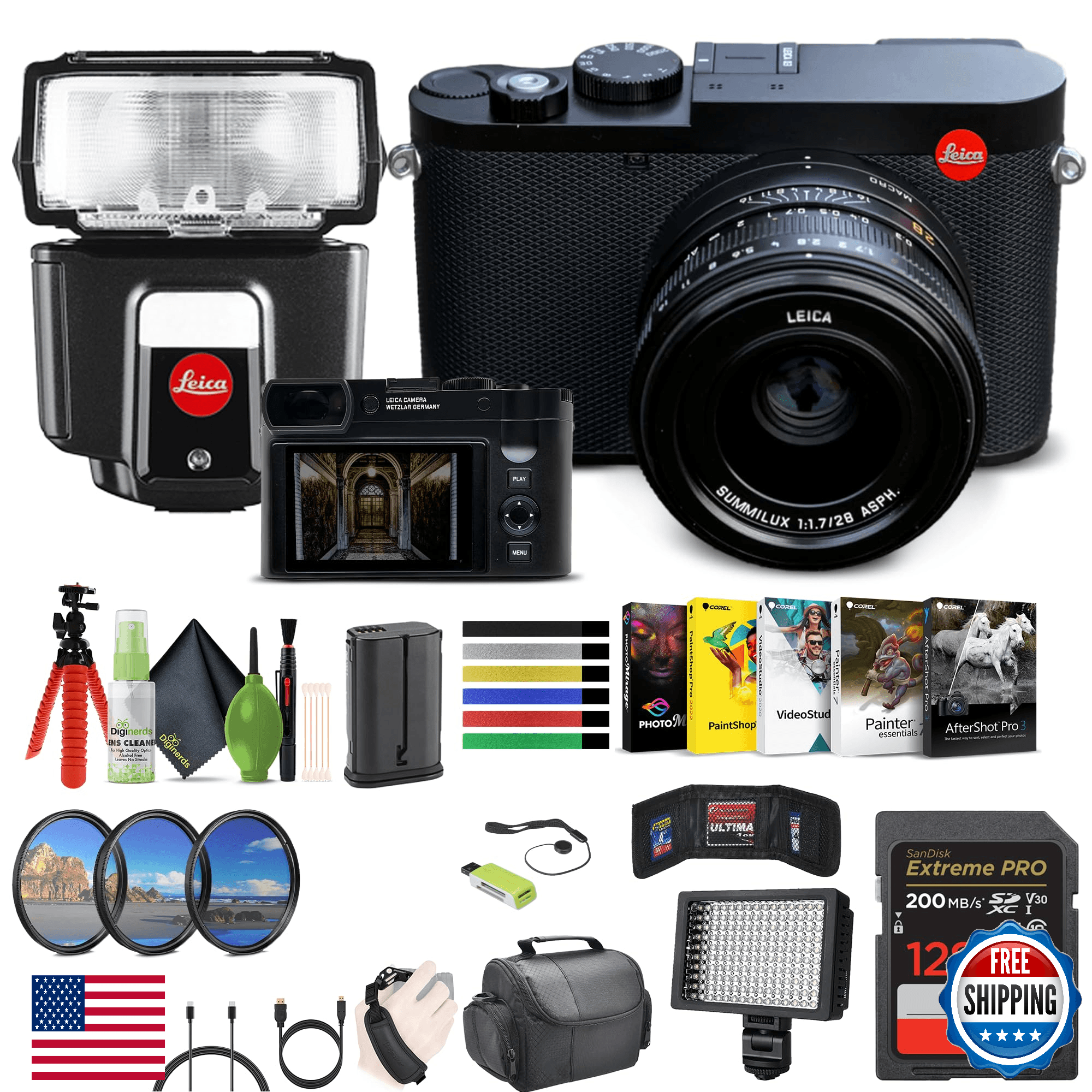 Leica Q3 Compact Digital Camera 60MP Full-Frame BSI CMOS Summilux 28mm f/1.7 ASP - Image 1