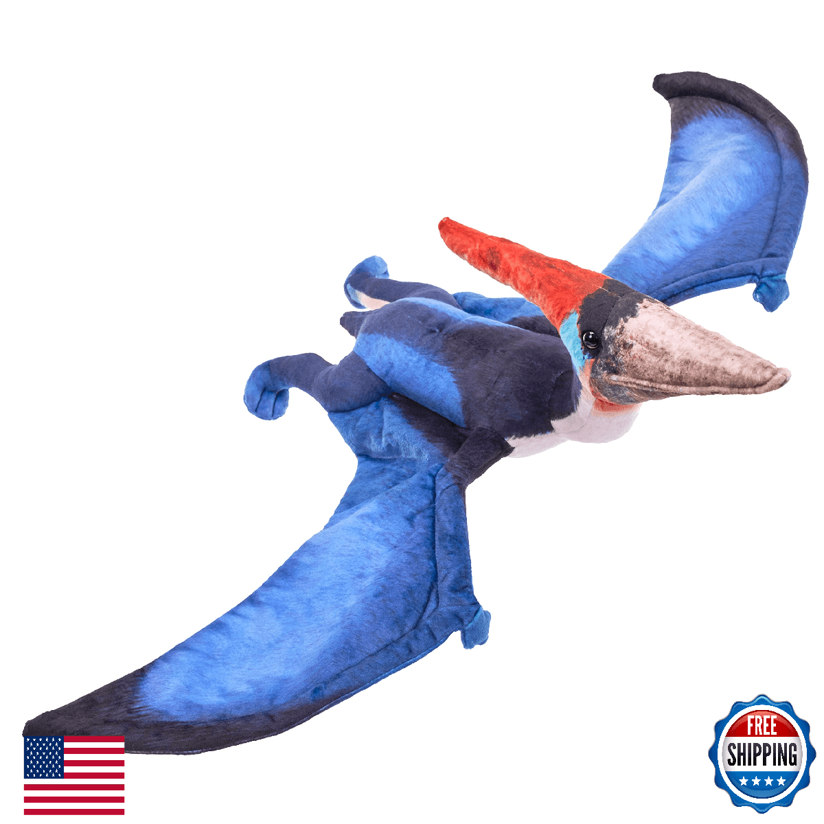 Wild Republic Artist Collection, Dinosaur Pteranodon, Gift for Kids, 15 inches, - Image 1