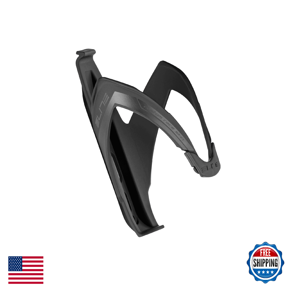 Elite Custom Race Cage – Soft Touch Black, Pro-Level Bottle Cage - Image 1
