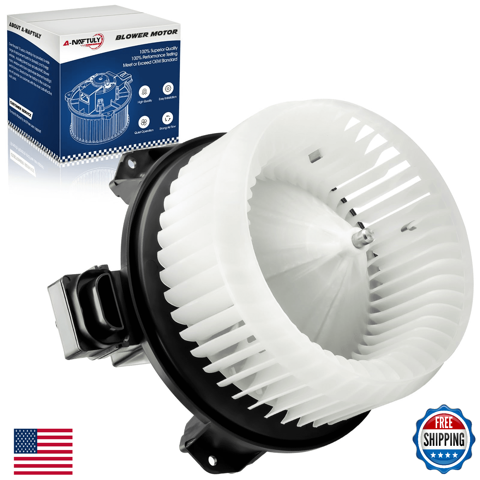 AC Blower Motor Fan for Ford Edge Fusion Honda Pilot Ram Jeep Lincoln Acura 7002 - Image 1