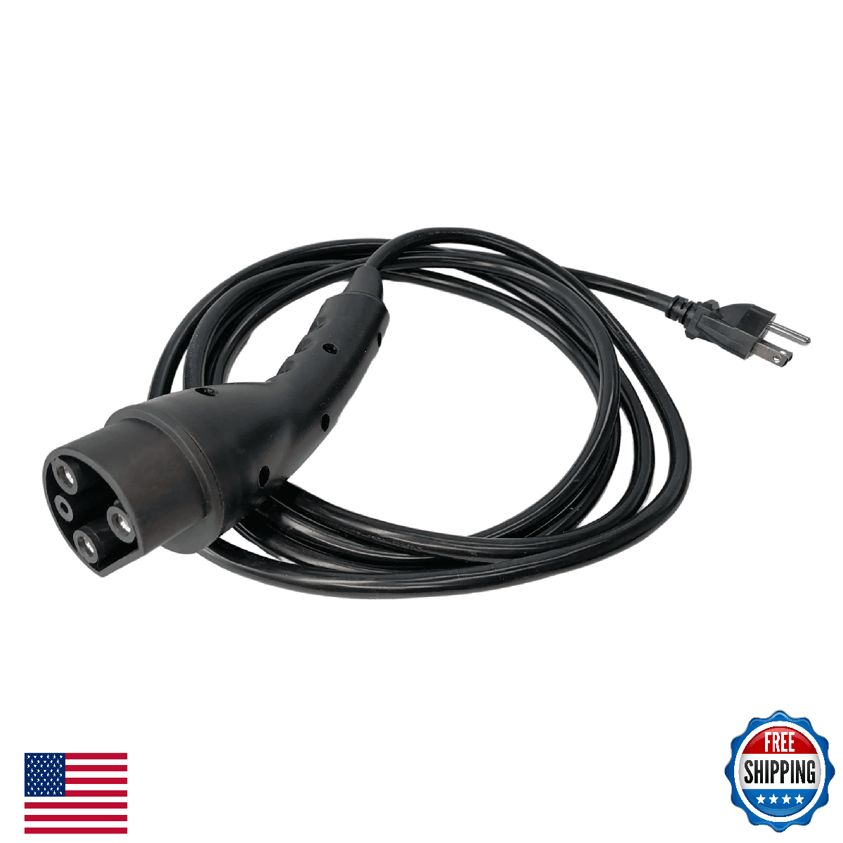 JOEEGO Charging Power Cord Assembly Fits for Evolution EV Golf Carts, 16A 110V~2 - Image 1