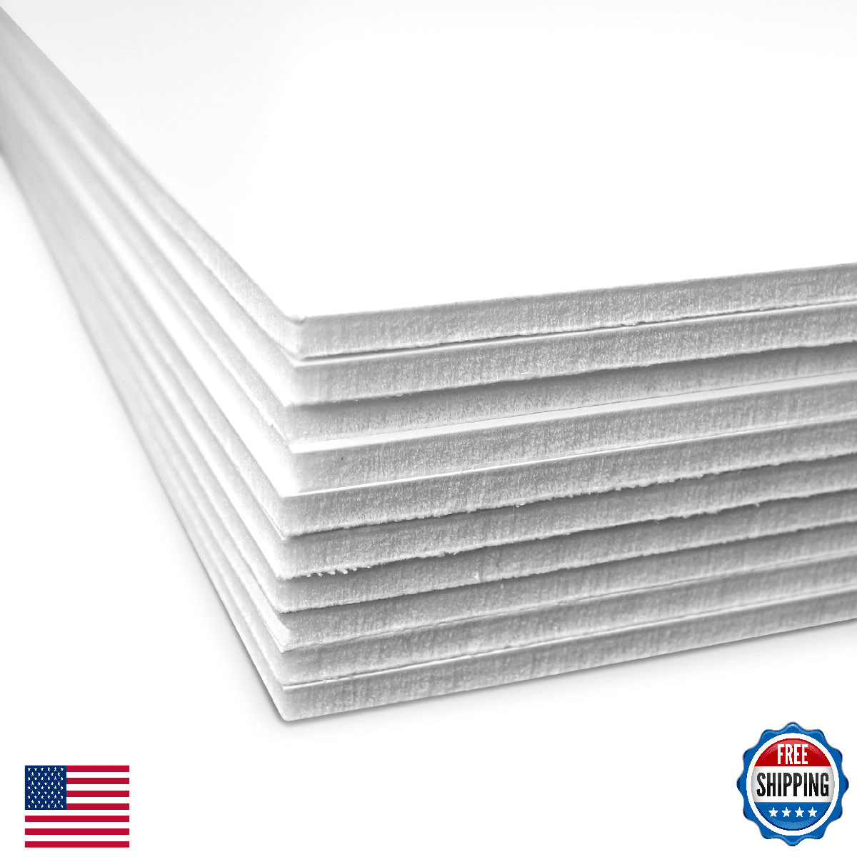 Flipside Products 20" x 30" White Foam Board, Arts and Crafts, 3/16" Thick, Pres - Image 1