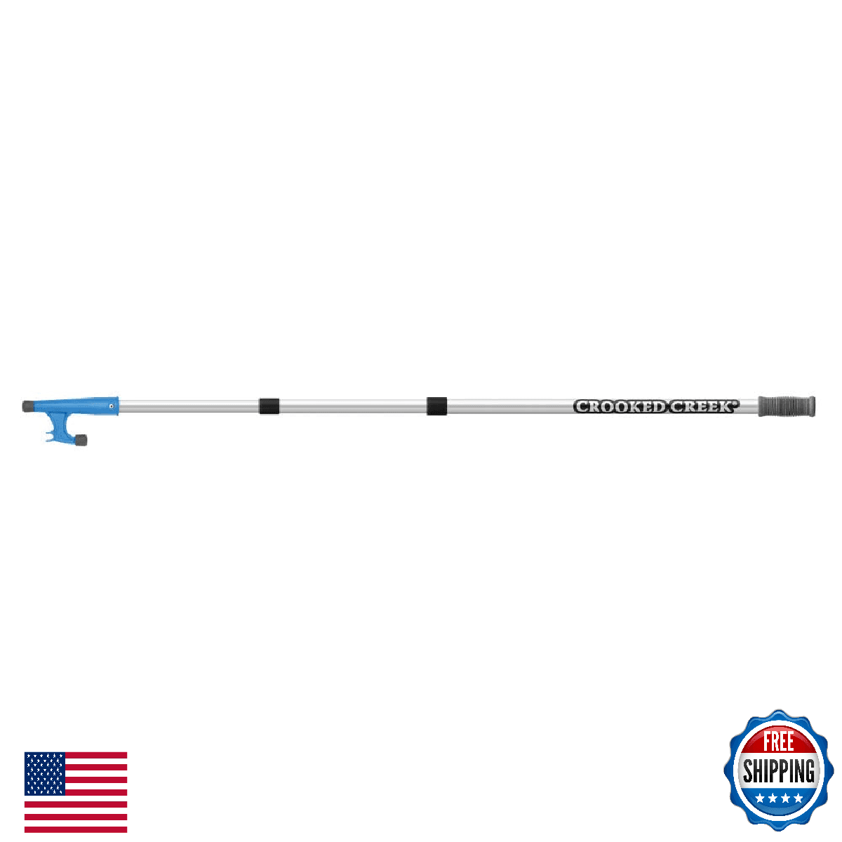 CROOKED CREEK Trac Outdoors Telescoping Boat Hook - Reach Further 80 Characters - Image 1