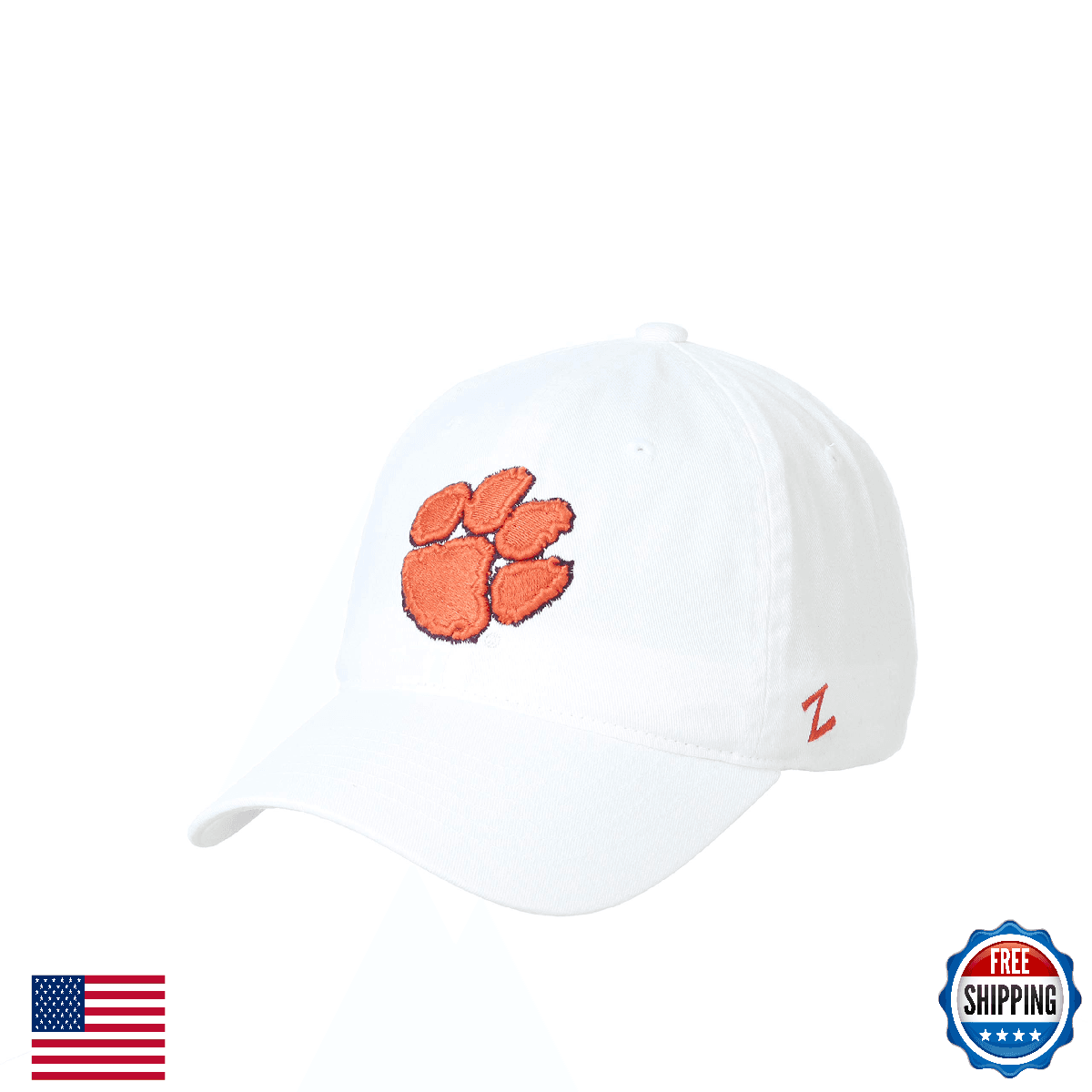 Zephyr Men's Adjustable Scholarship Hat White, One Size - Image 1