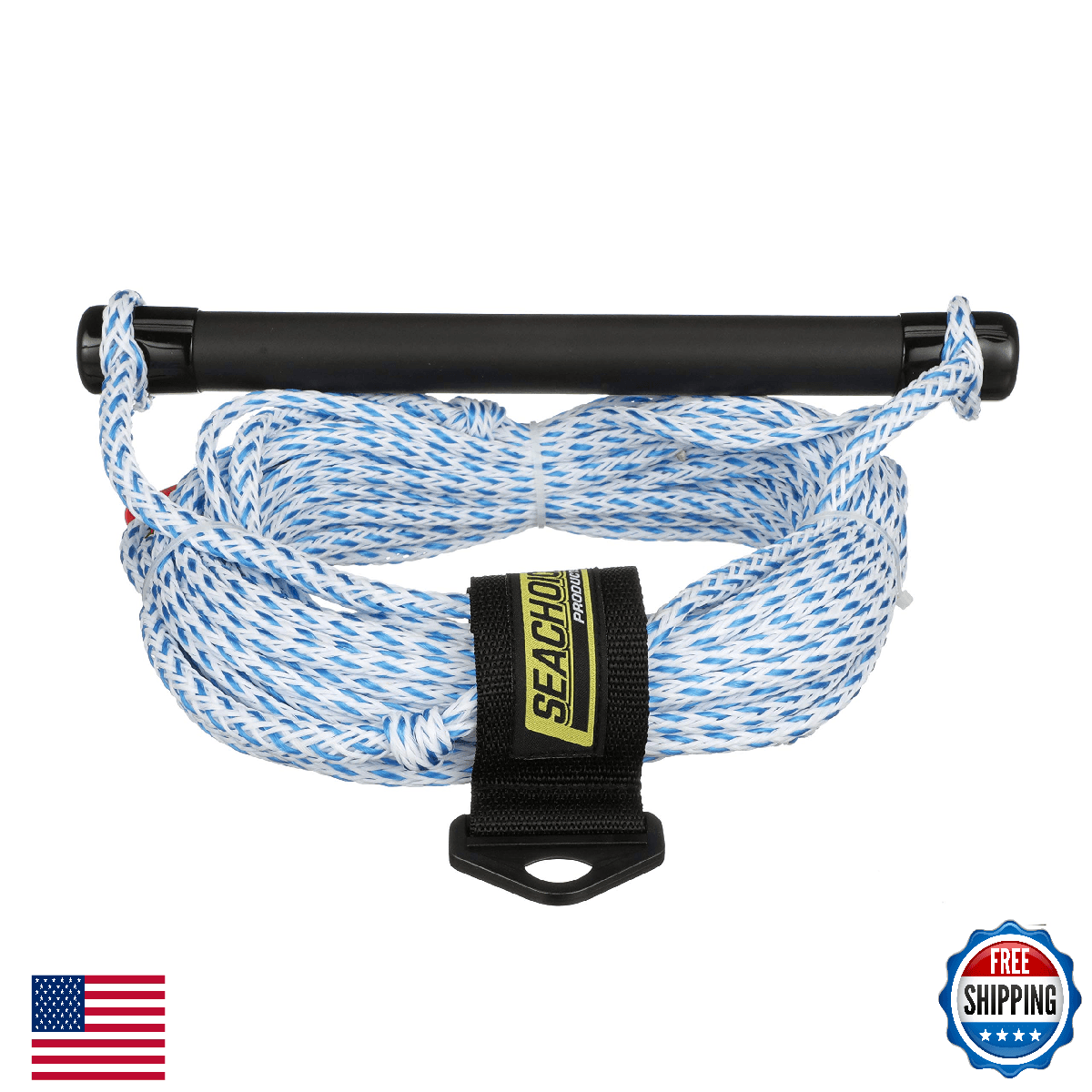 Seachoice 75ft Water Ski Rope w/12in Handle & Foam Grip - Image 1