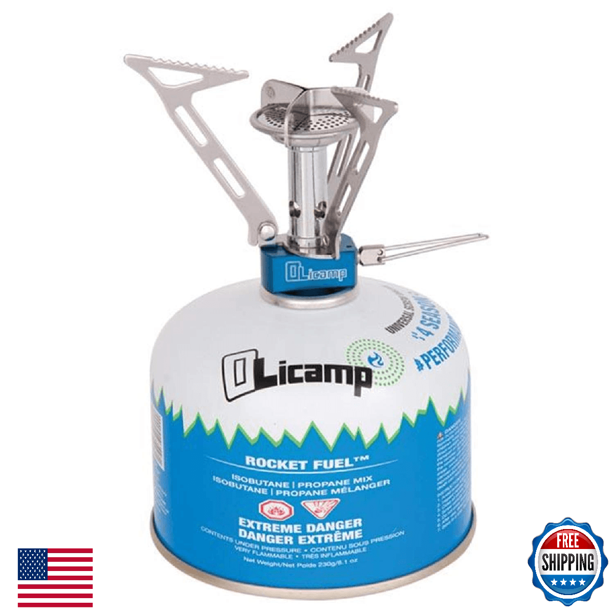 Olicamp Vector Backpacking Stove - Compact, Propane/Butane, Fast Boil - Image 1