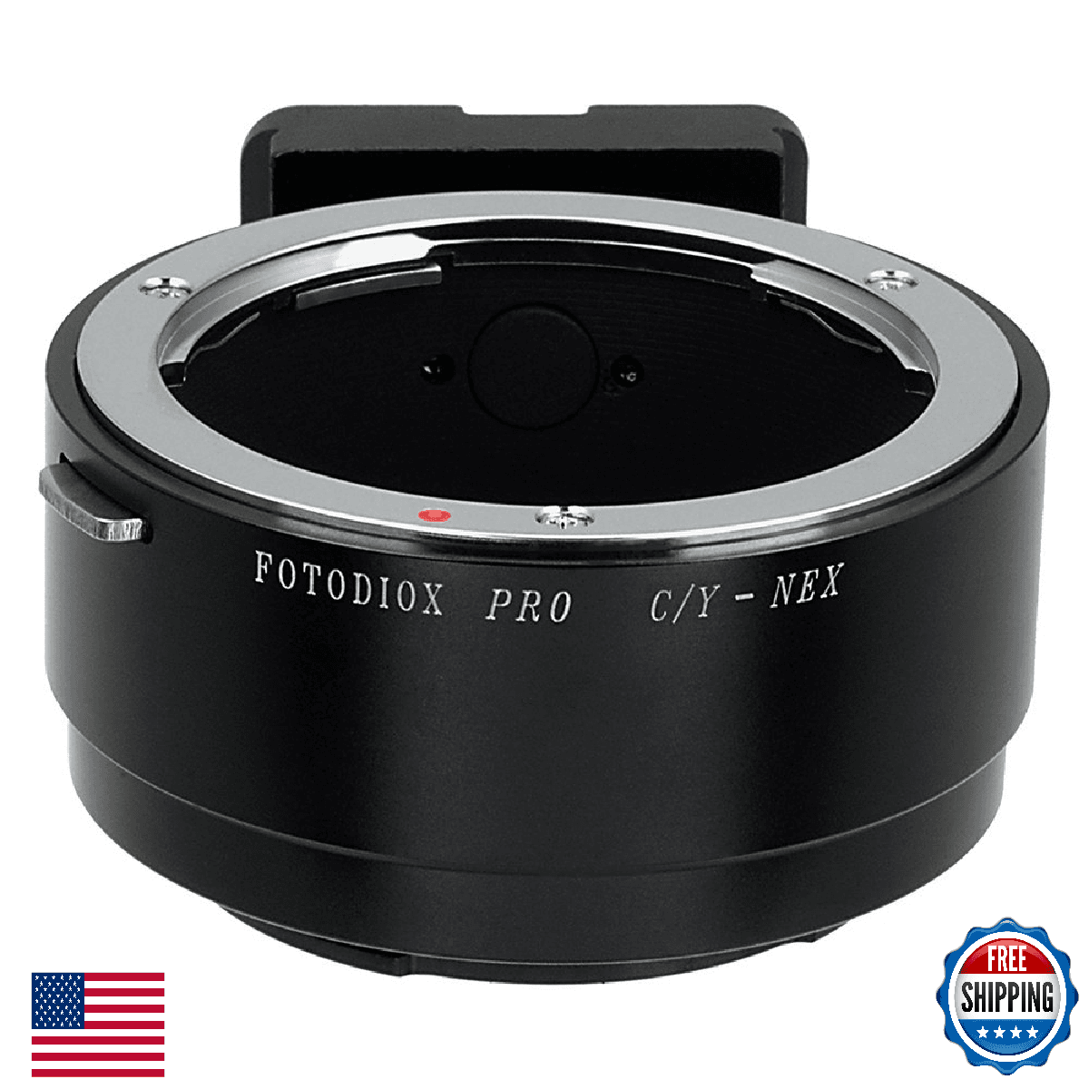 Fotodiox Pro Lens Mount Adapter Compatible with Contax/Yashica (CY) Lenses to So - Image 1