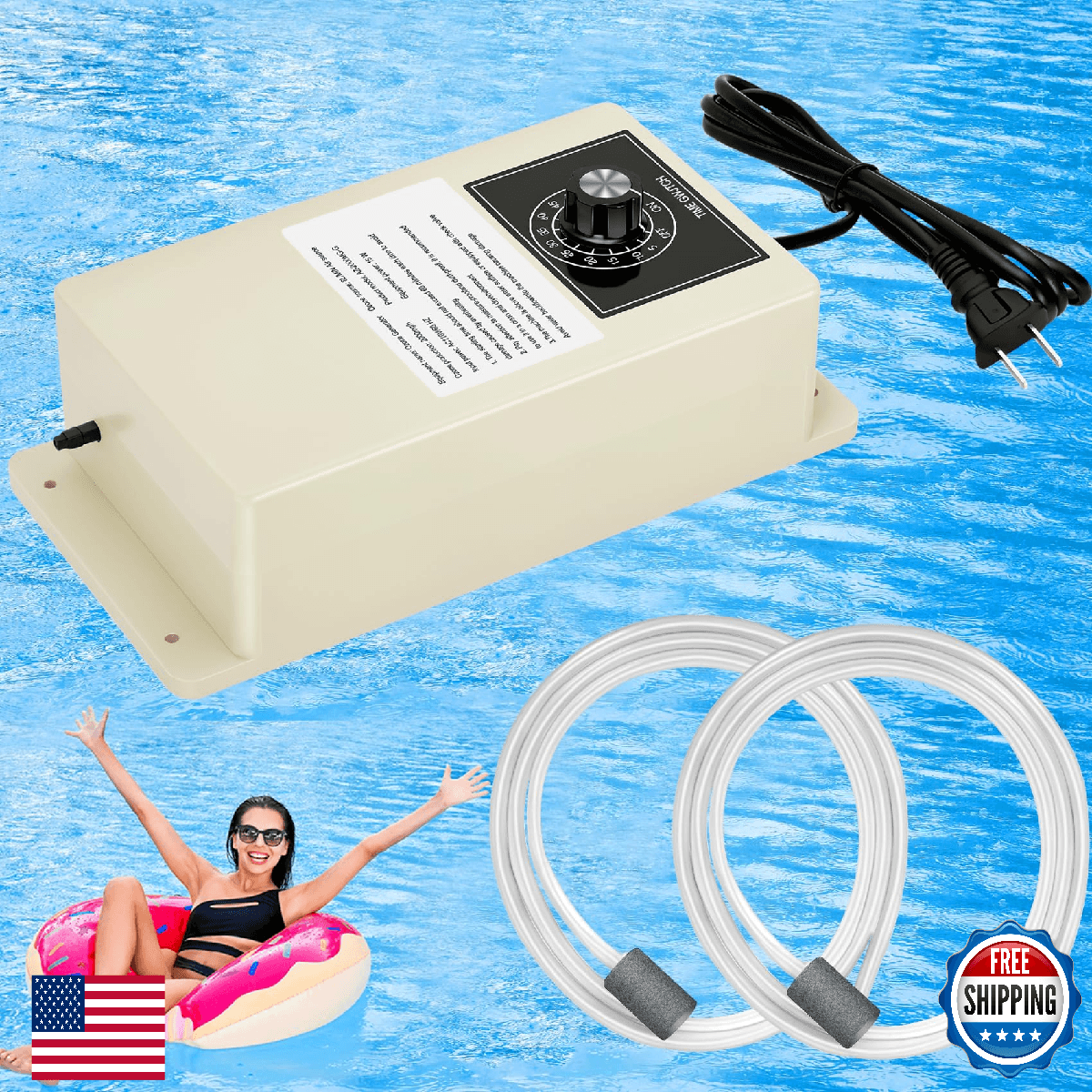 Fuceter 2000mg/h Ozone Generator Cold Plunge with Timer, Ozone Generator Water K - Image 1