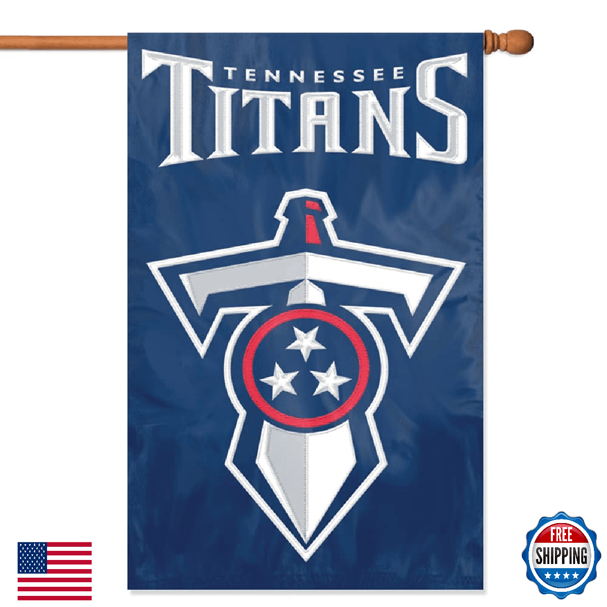Party Animal Tennessee Titans Banner NFL Flag - Celebrate Your Team! - Image 1