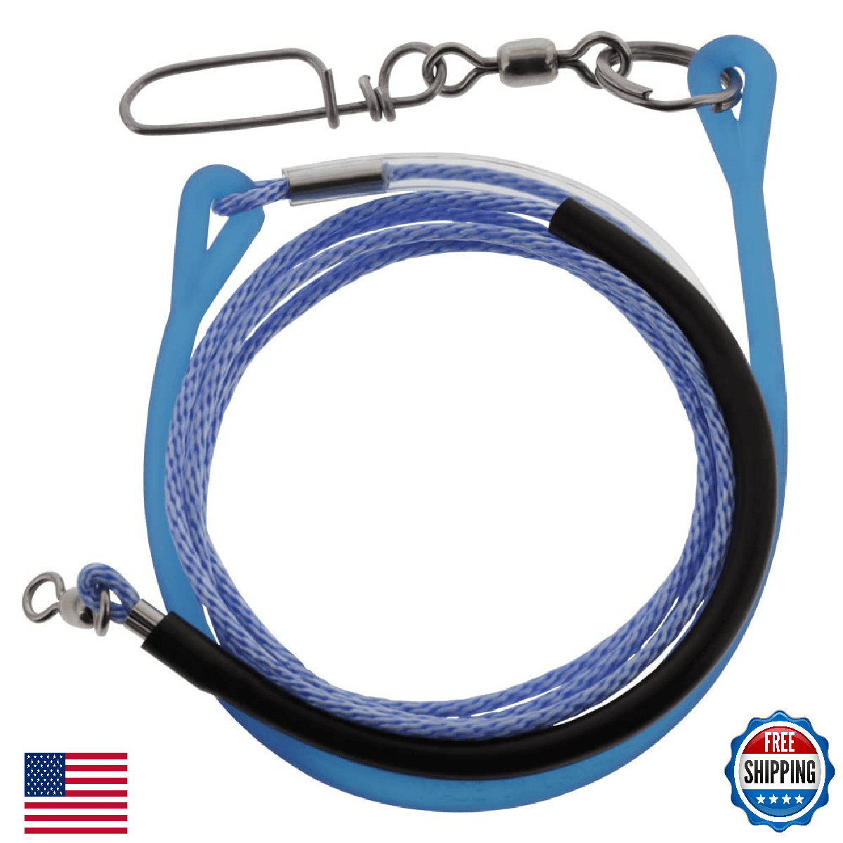 Scotty Sure Stop Pro Downrigger Boom w/ Snubber 60-inch Blue Black - Image 1