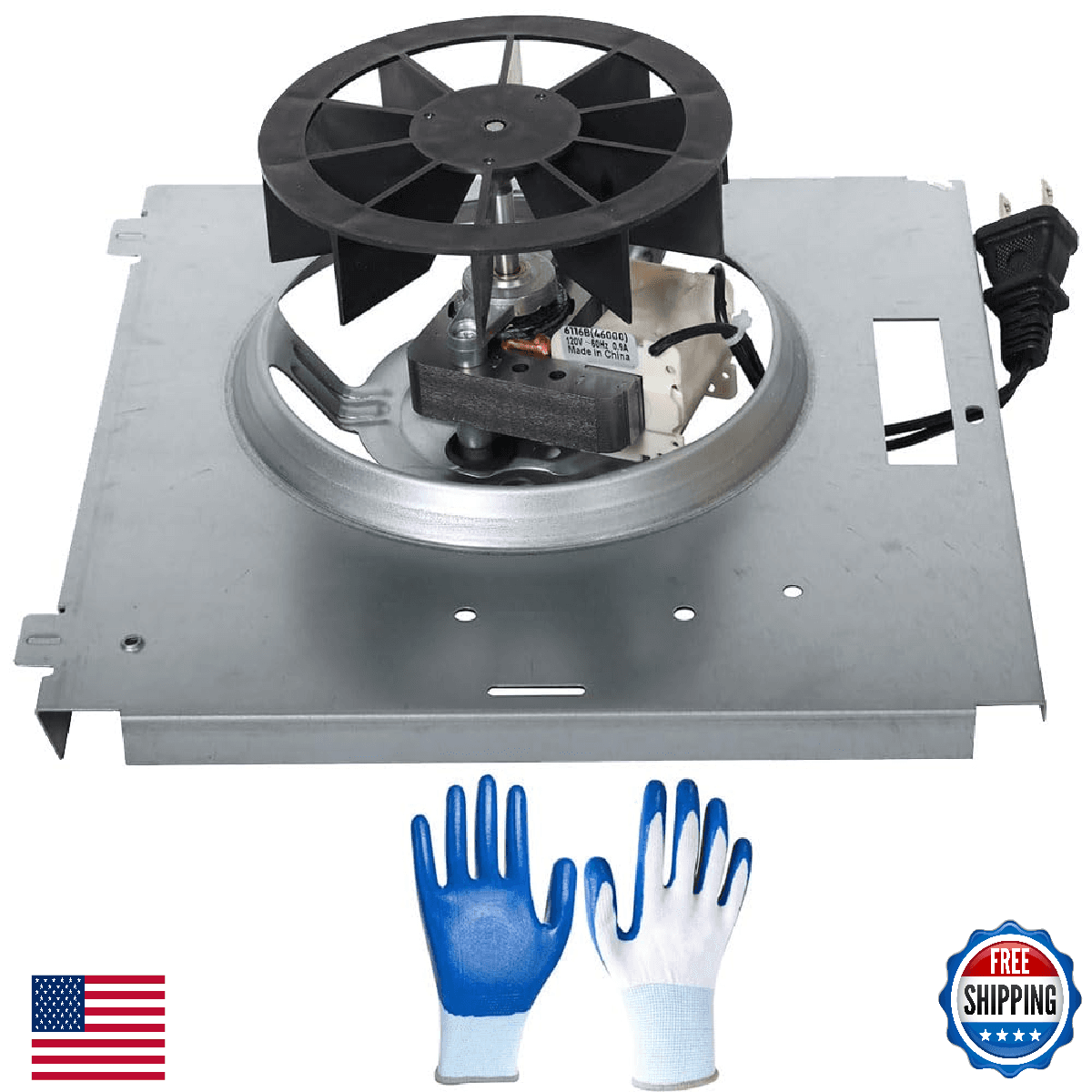 Upgrade S0503B000 9x9" Bathroom Exhaust Fan Motor Assm. Compatible with 763RL - Image 1