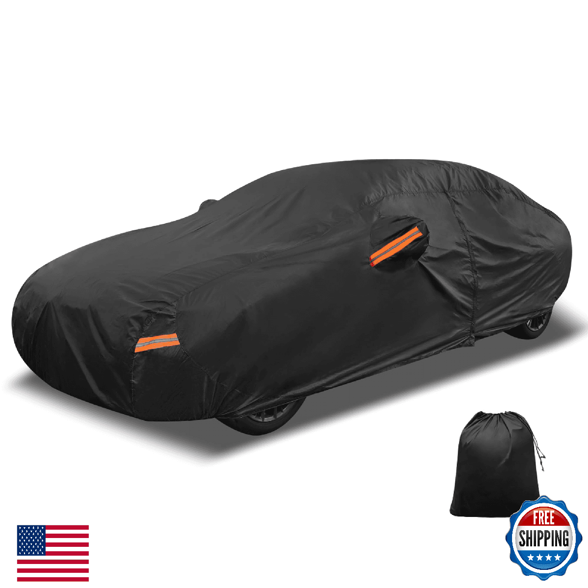 X AUTOHAUX Car Cover for BMW 3 Series 2013-2025 Aluminum Film Waterproof Sun Rai - Image 1