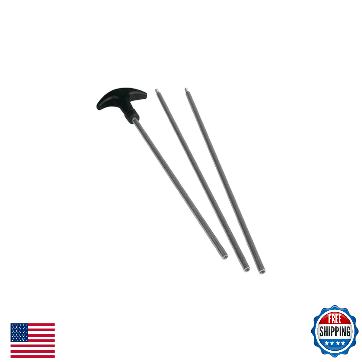 Outers 41616 3-Piece Universal Cleaning Rod for Rifle/Pistol/Shotgun - Image 1