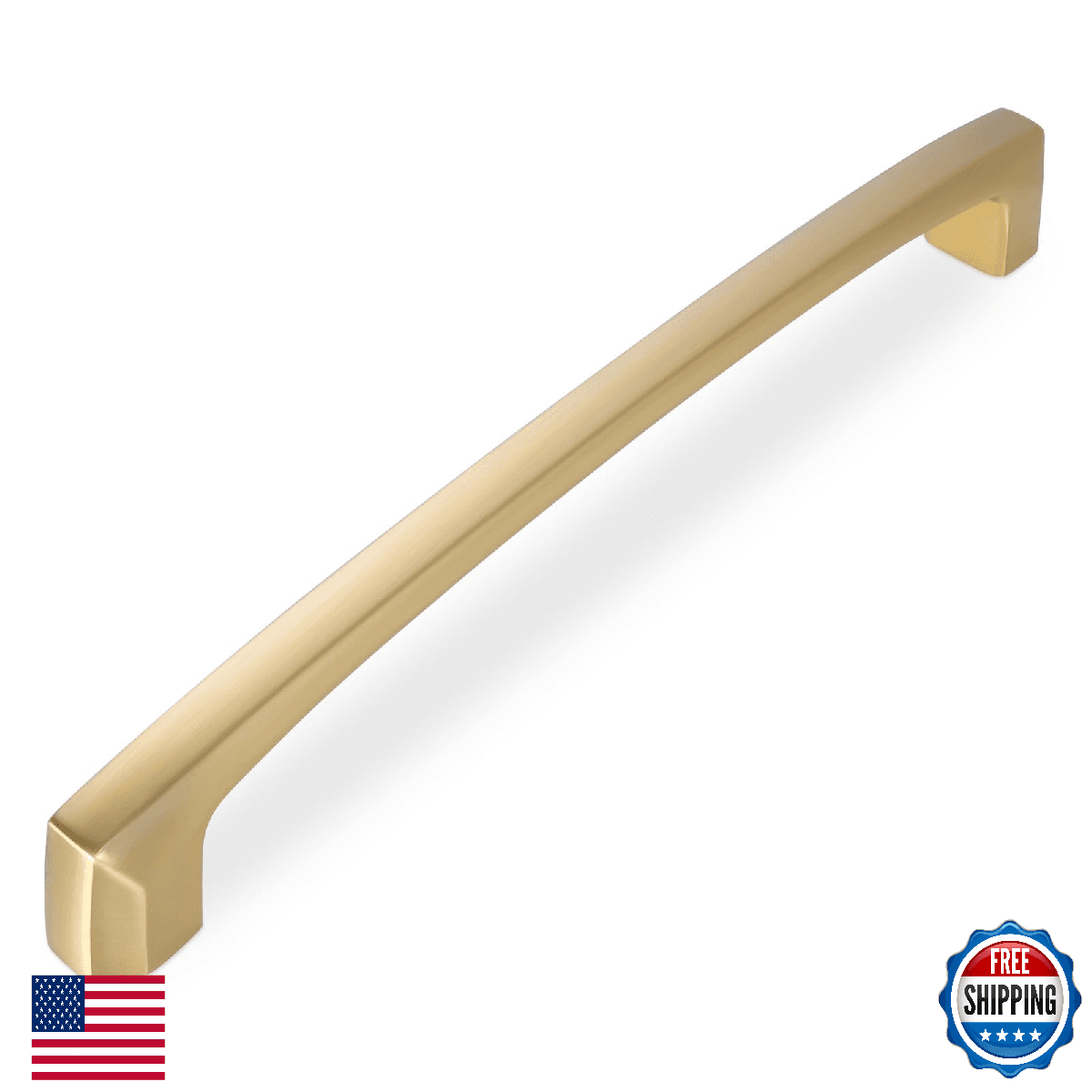 GIYURO 10 Pack Champagne Bronze Cabinet Pulls 6-1/4 Inch(160mm) Kitchen Cabinet - Image 1