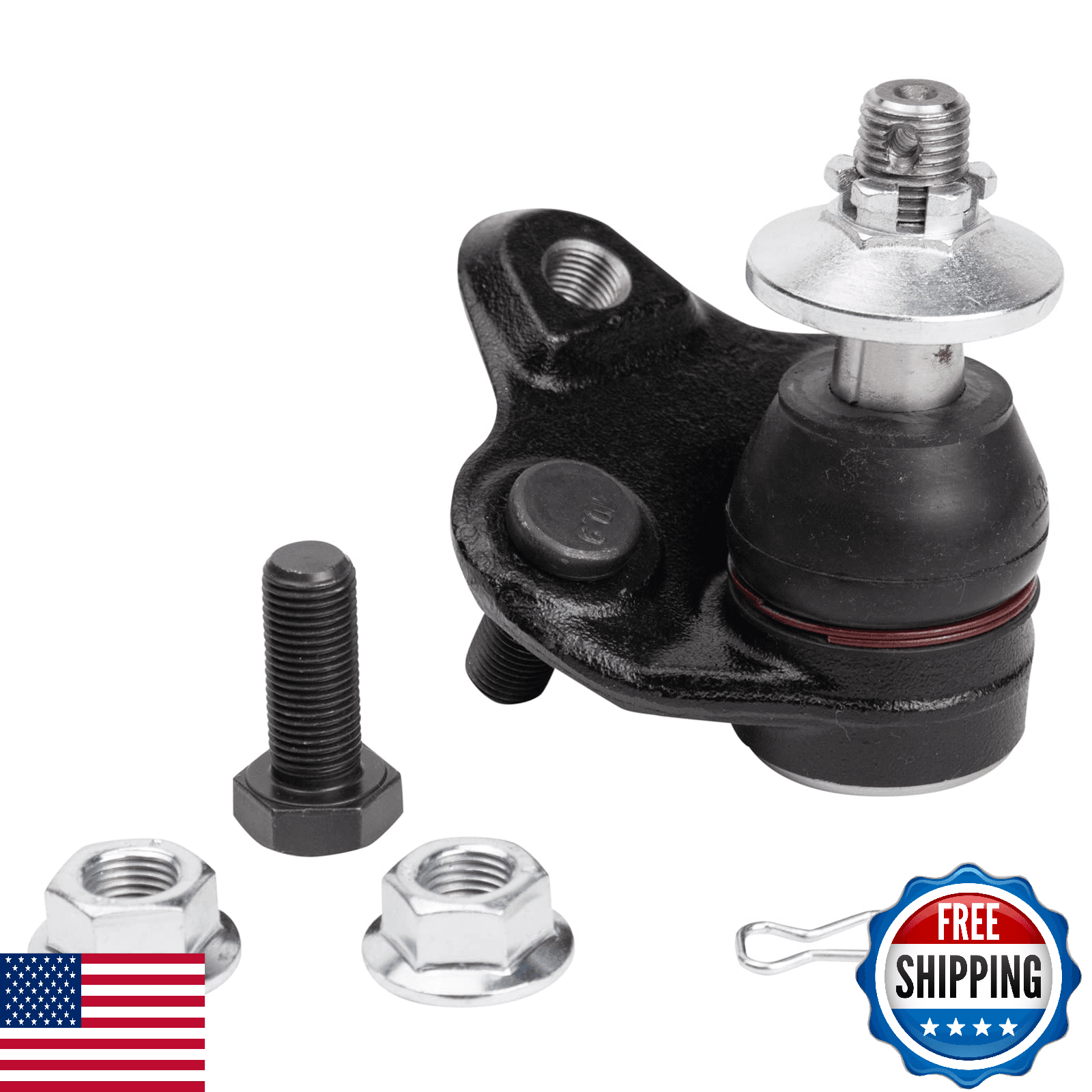TRQ Front Lower Ball Joint for 11-17 Lexus CT200h & 10-15 Toyota Prius - Image 1