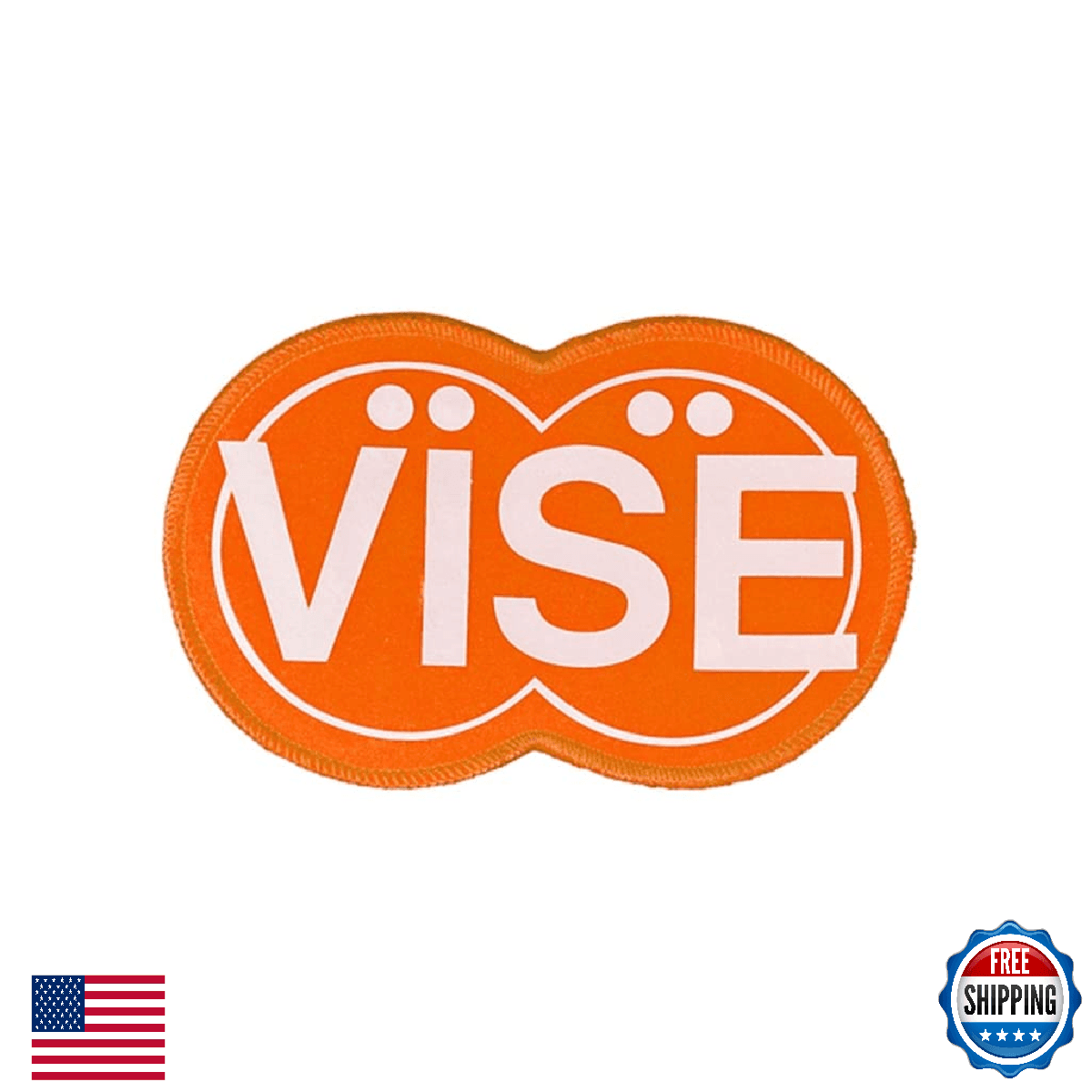 Vise Shammy Pad Orange - Heavy Duty 9"x5.75" Bowling Ball Cleaner - Image 1