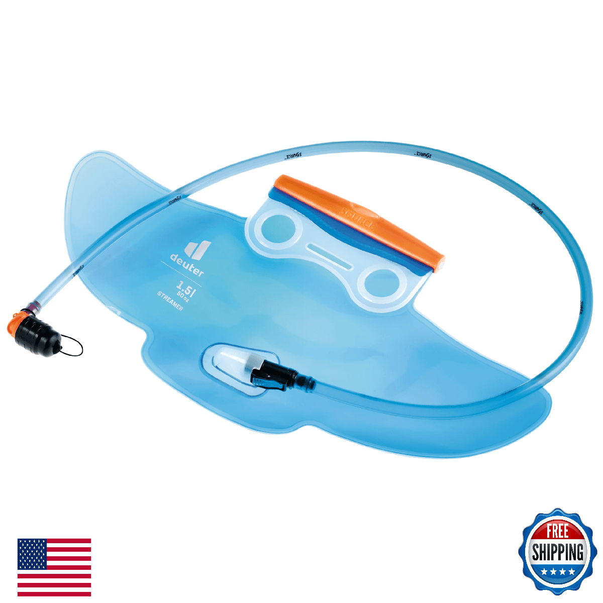 Deuter Streamer Hydration Bladder 1.5L for Hiking Running Leak-Proof Taste-Free - Image 1